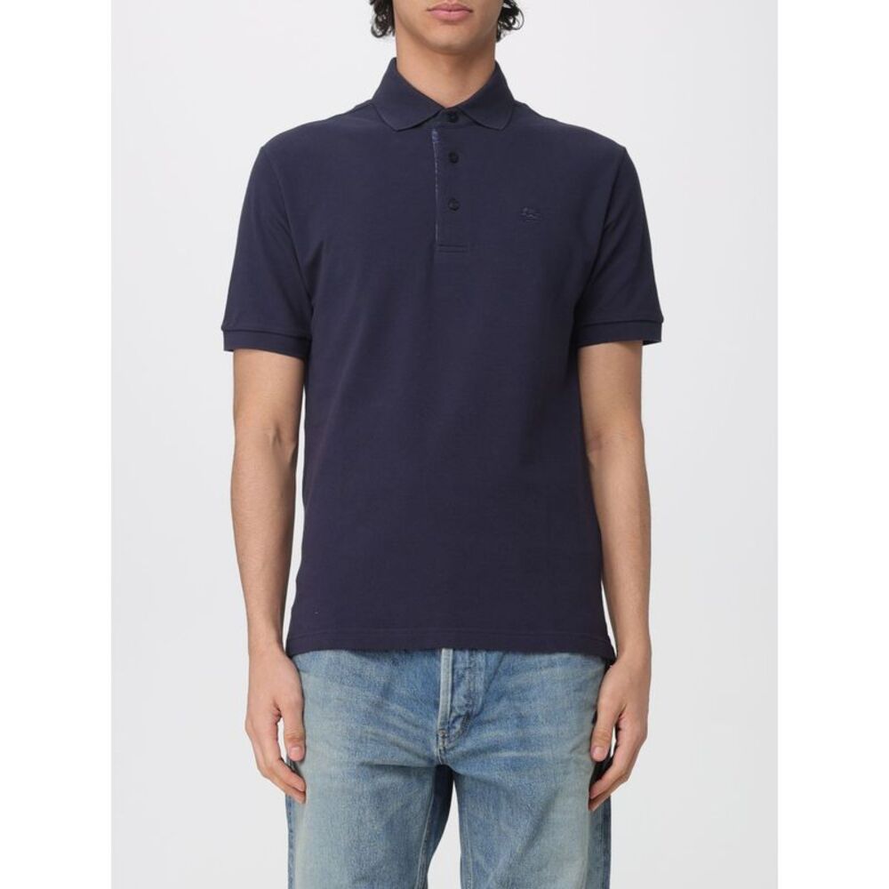 Etro Polo Shirt Men Blue